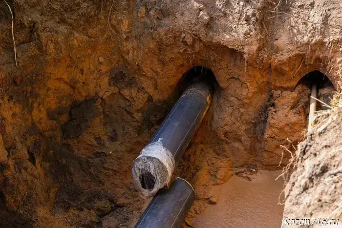 В Альметьевске завершился первый этап реконструкции главного водопровода.