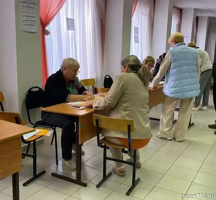 Residents of Chistopol are actively participating in the elections.