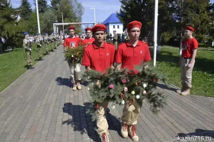 A youth rally dedicated to the 81st anniversary of Victory was held in Menzelinsk.