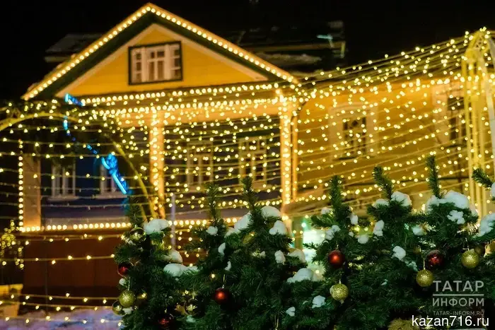 В Татарстане начинается конкурс на лучшее зимнее оформление придомовой территории.