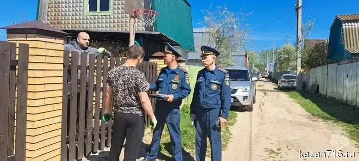 In Tatarstan, raids on garden plots have been intensified due to fire hazards.