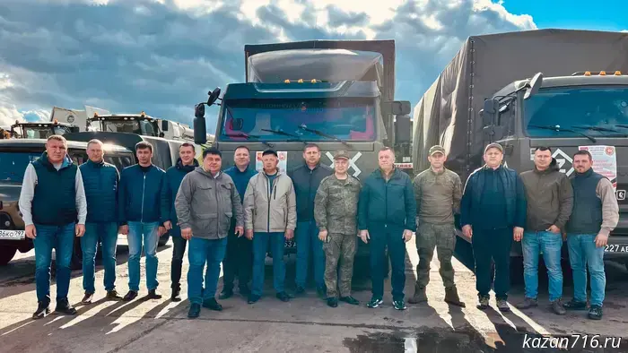 Тетюшский район направил гуманитарный груз для солдат СВО.