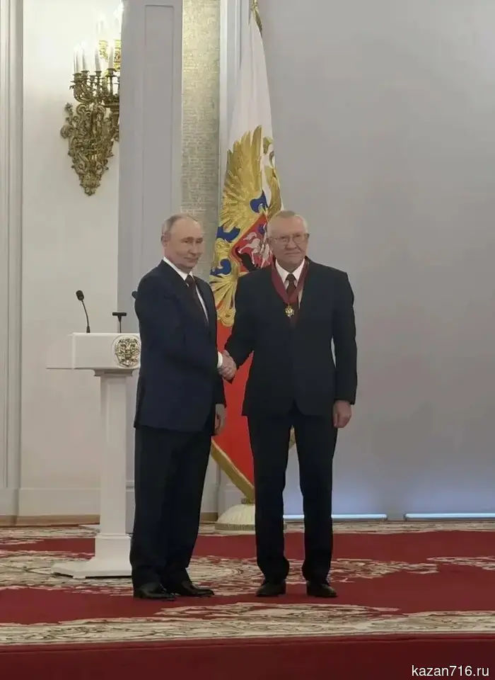 Путин удостоил депутата из РТ ордена «За заслуги перед Отечеством» II степени.