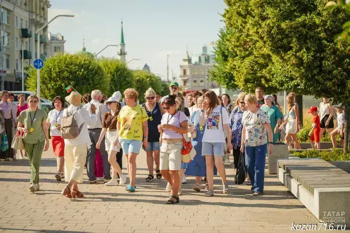 Kazan was visited by 3.3 million tourists over eight months.