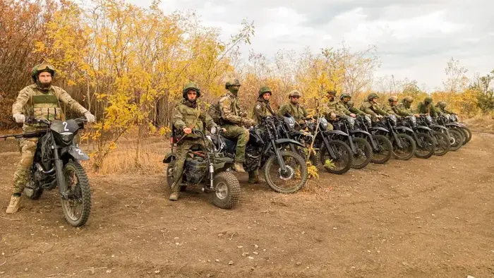 40 enduro motorcycles were delivered to the special military operation zone.