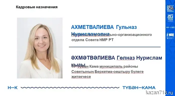 Радмир Беляев объявил о новом кадровом назначении в Совете Нижнекамского района.