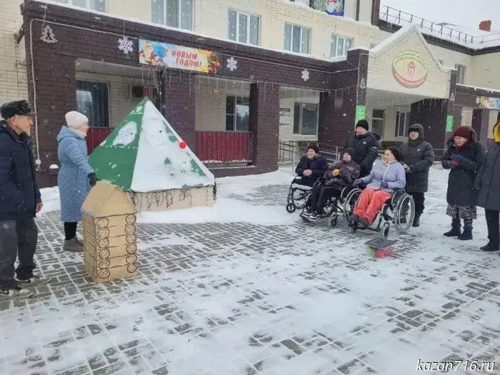 "Winter Fun" Outdoors: an active start to the New Year's holidays at the Nurlat Residential Care Home