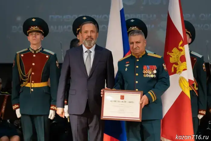 A Rosgvardiya serviceman from Kazan placed a time capsule in Nizhny Novgorod on the agency's 45th anniversary.