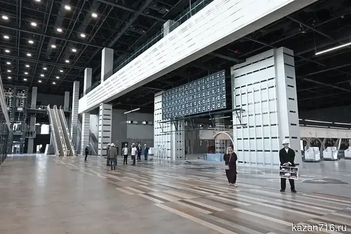 The third terminal of Kazan airport will be connected by a gallery to the other terminals.