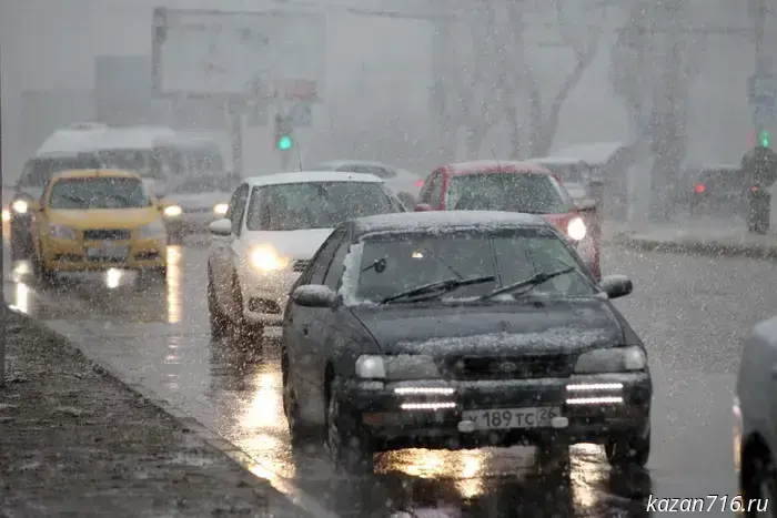 В Татарстане 3 ноября прогнозируют мокрый снег.