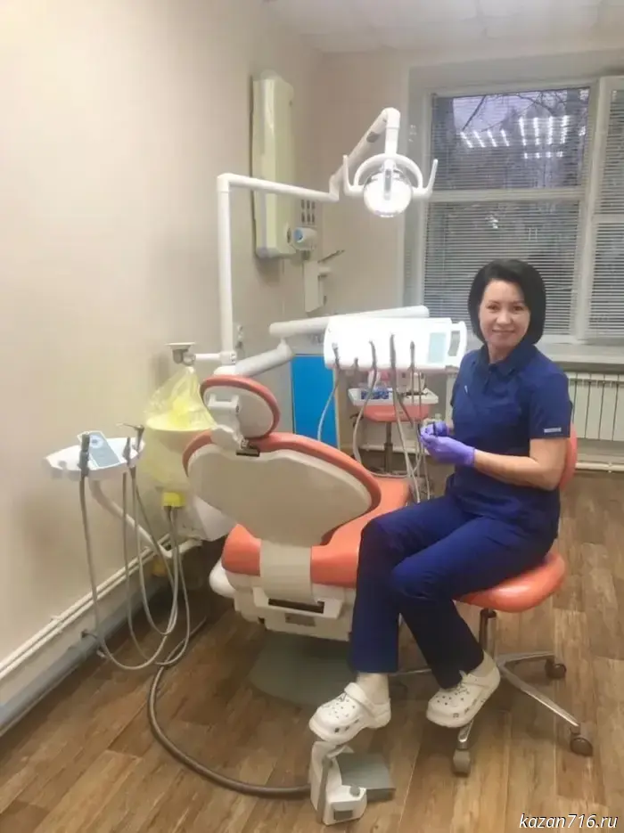 Sariya Shaykhutdinova from the village of Begishevo brings a beautiful smile to the villagers.