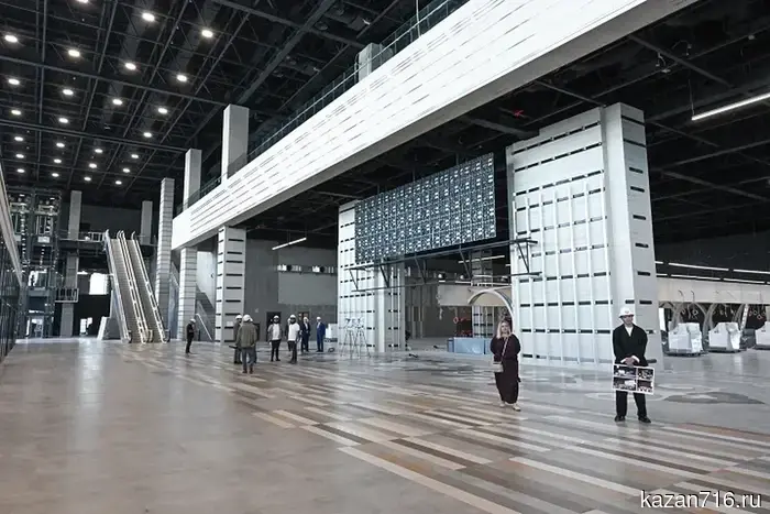 The third terminal of Kazan airport will be connected by a gallery to the other terminals.