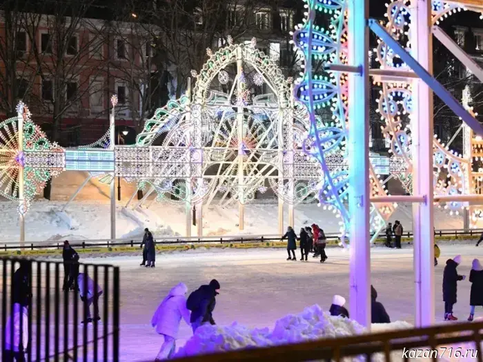 Workshops and ice shows will be held in Kazan's parks.