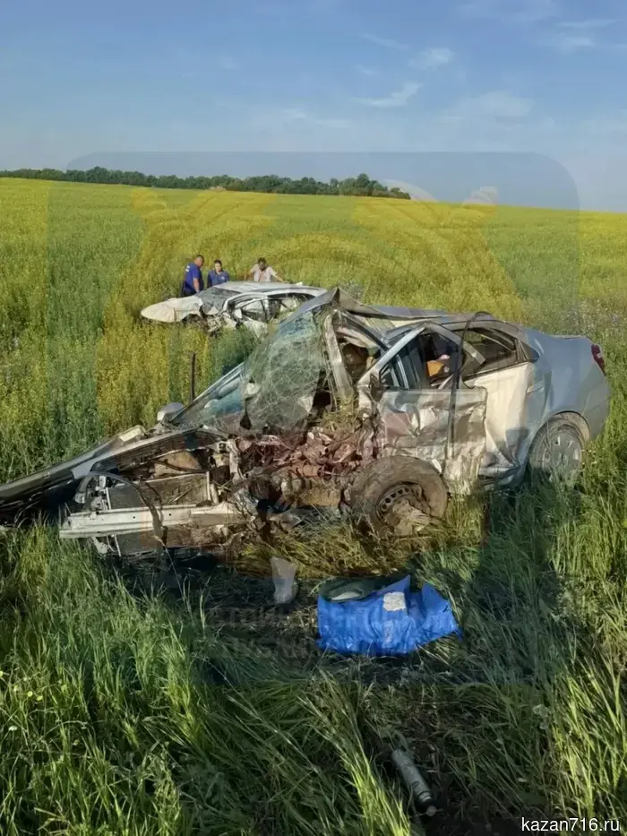 In the Novosheshminsky district of Tatarstan, a driver and a passenger died in a traffic accident.