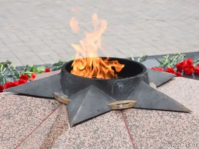 «Огонь памяти» из Москвы достиг Казани.