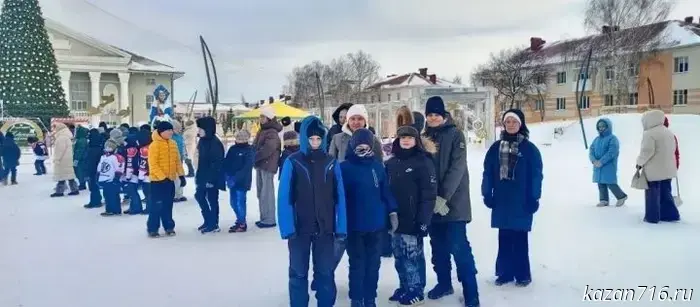 Дети из Бавлинского района приветствуют «Зиму в Татарстане».