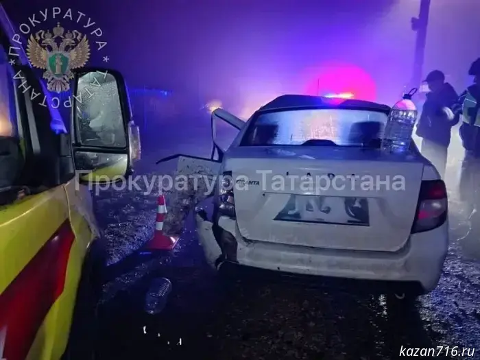 В Лаишевском районе в результате дорожно-транспортного происшествия погиб 14-летний подросток.