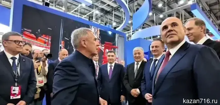 Mishustin praised the achievements of Tatarstan at Innoprom in the Tatar language.