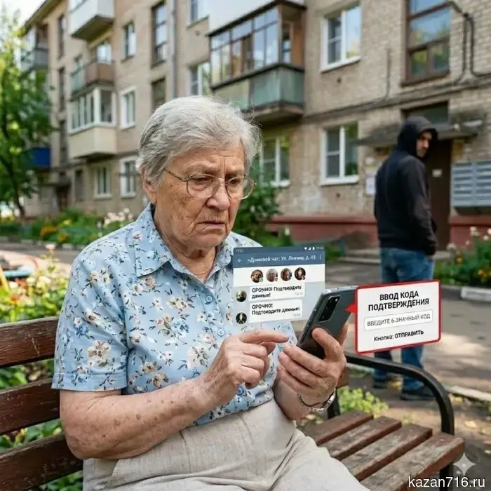 Жительница Заинска поделилась информацией о новой схеме обмана с использованием домового чата.