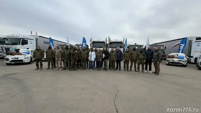 Kogogina handed over to the military five trucks, four cars and other assistance.