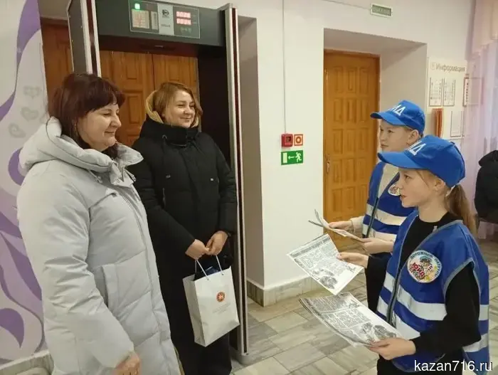 В Тетюшском районе прошла акция, посвященная соблюдению правил дорожного движения в зимний период.