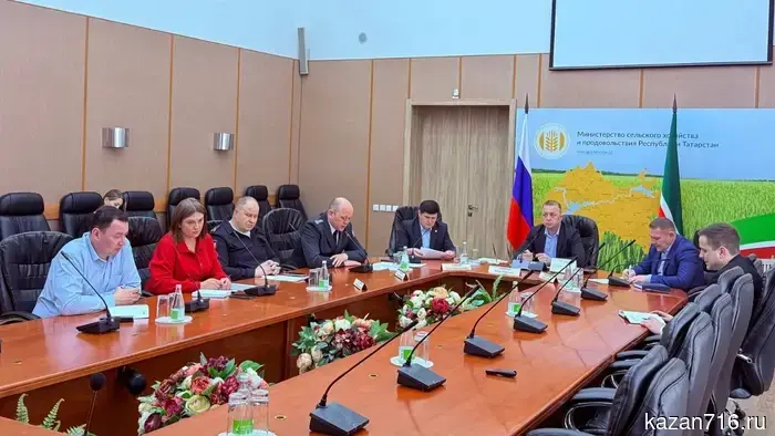 The Ministry discussed the prevention of the penetration and spread of particularly dangerous animal and bird diseases in the territory of Tatarstan.