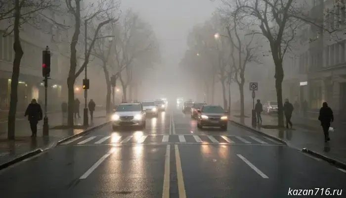 Предупреждение о тумане на 11 ноября.