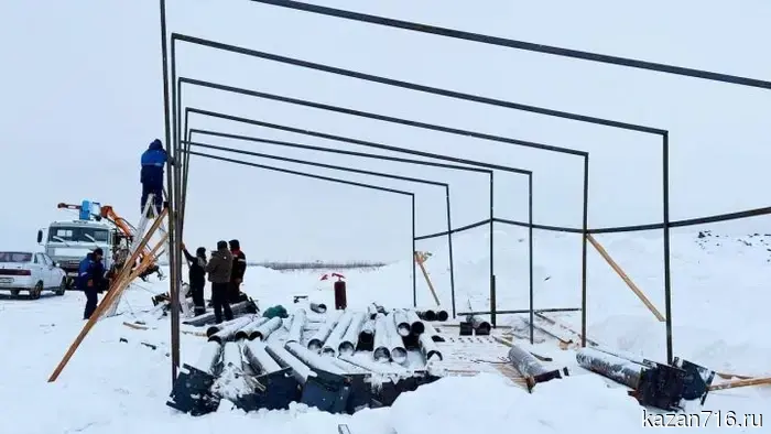 В селе Державино началось возведение современной молочной фермы на 150 коров.