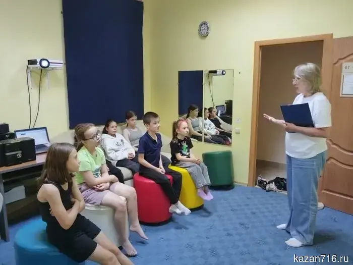 In Zainsk, children discussed the harmfulness of drugs.