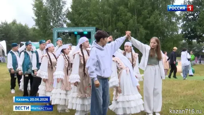 В Казани состоялся Сабантуй.