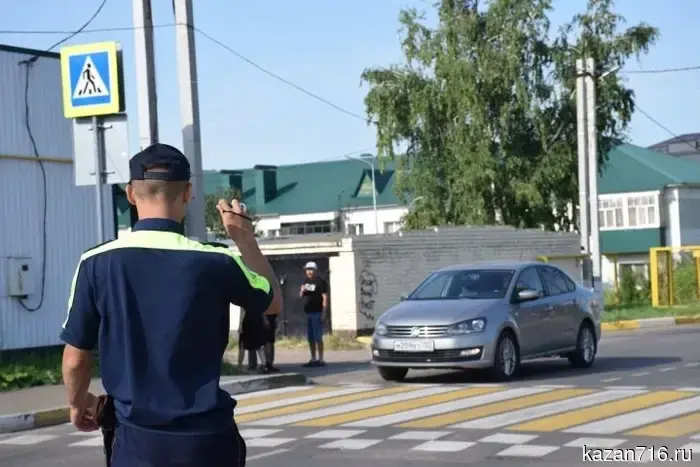 В Татарстане проводятся рейды «Пешеход»: повышен контроль на дорогах.