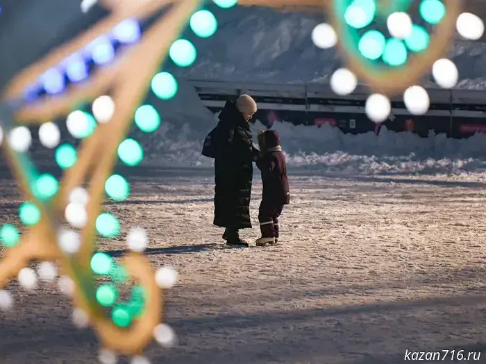 The "Black Lake" basin is being prepared for ice-making.