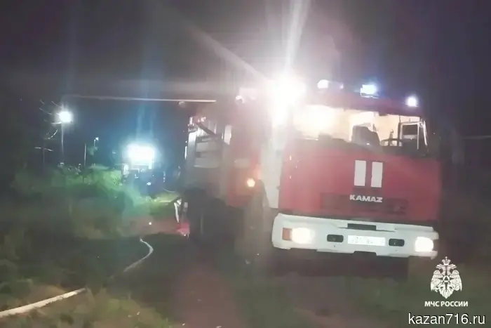 Two people were injured in a fire in a private house in Tatarstan due to an unextinguished cigarette.