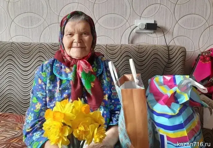 The wartime worker Varvara Sergeevna Kireeva from the Zainsky district celebrated her 94th birthday.