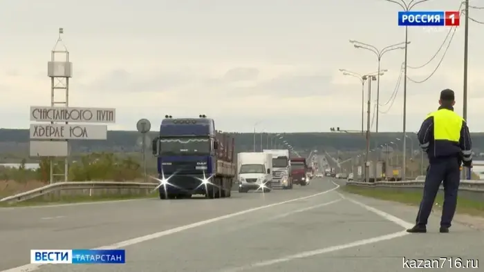 В Татарстане введены ограничения на движение на некоторых участках двух региональных дорог.