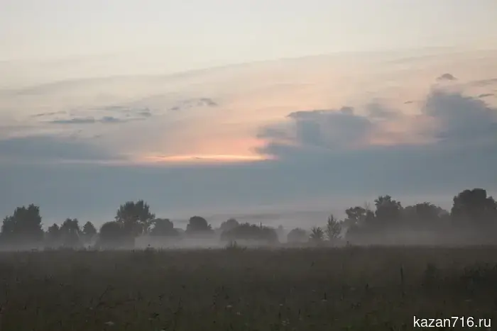 On August 16, Tatarstan will be covered by fog.