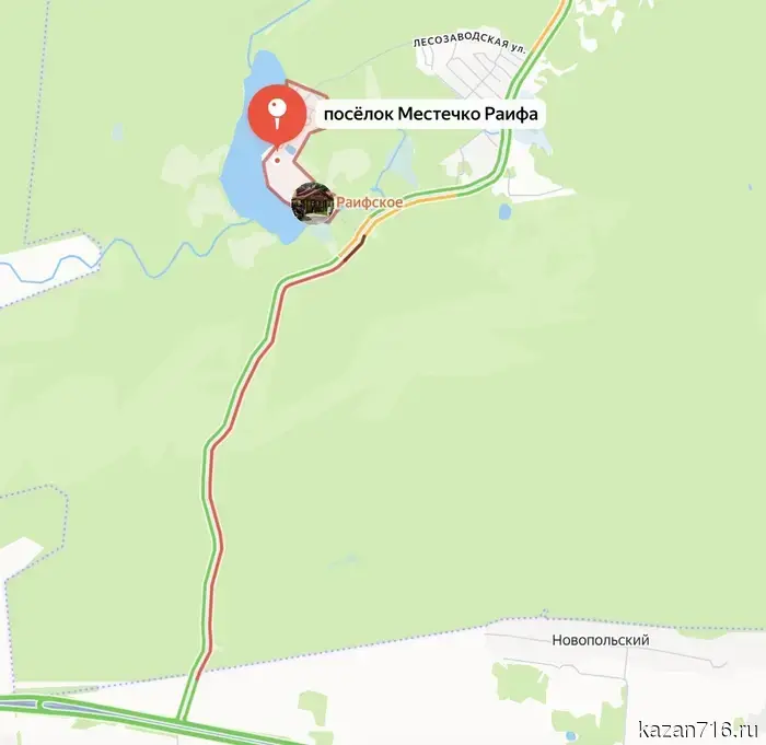 Подъезд к Раифе снова заблокирован из-за огромной пробки.