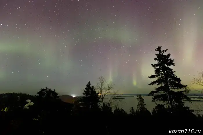 A unique natural phenomenon lit up the sky over Tatarstan.