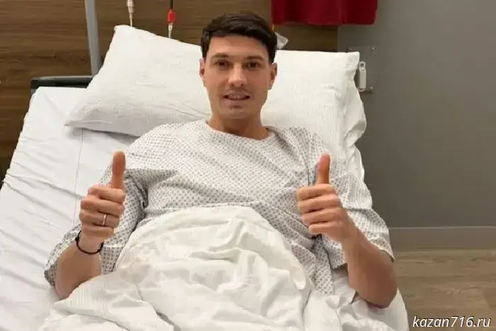 Rubin player Anton Shvets underwent surgery in Germany.