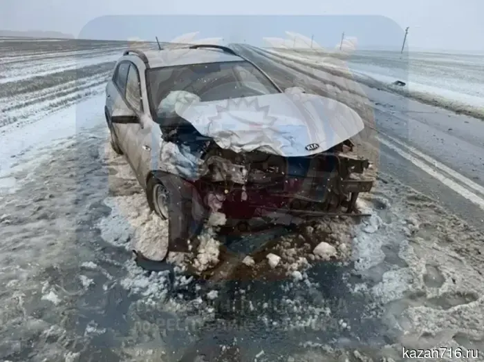 Водитель Kia выехал на встречную полосу, что стало причиной fatalной аварии в Татарстане.