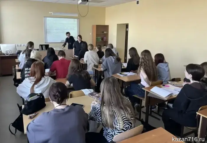 The police of Chistopol continue preventive work with teenagers.