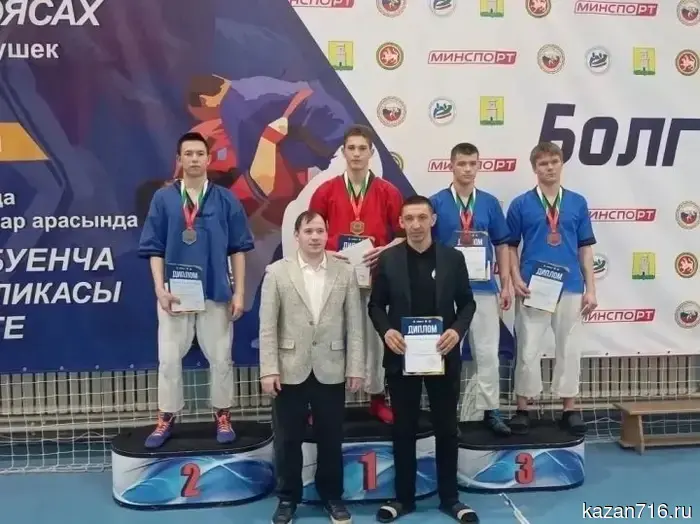 Ruzil Valiev is the silver medalist of the Tatarstan Championship in belt wrestling.