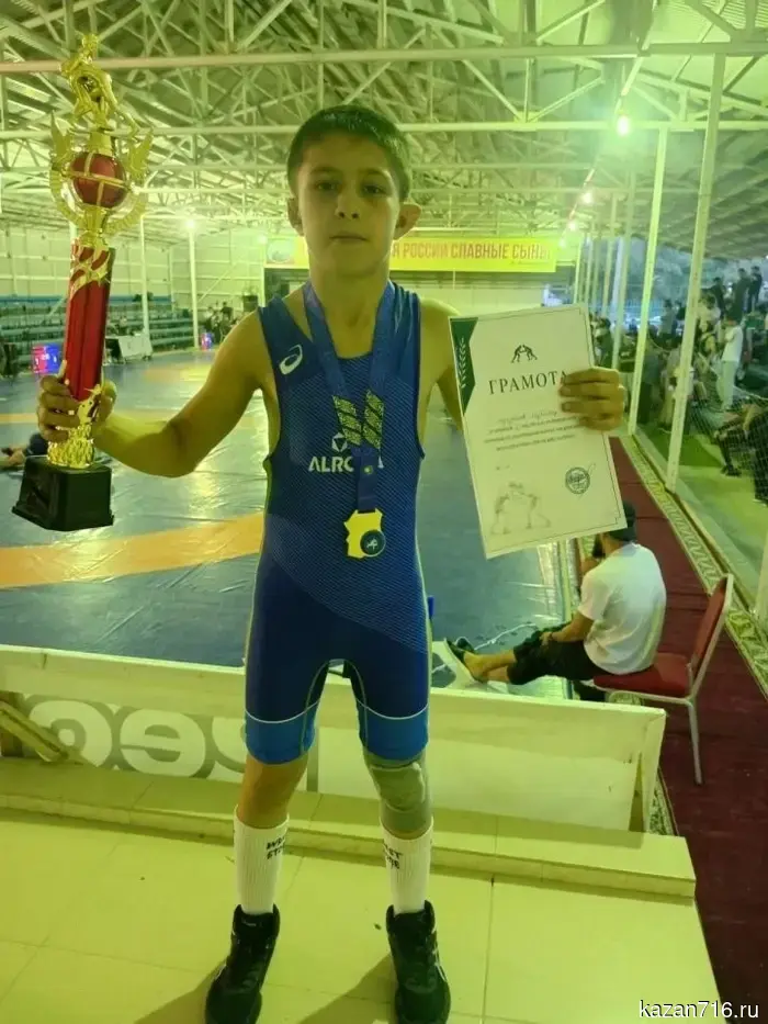 Victory in Khasavyurt: Abubakar Mugurbiyev became the champion of RIADA WRESTLING LEAGUE