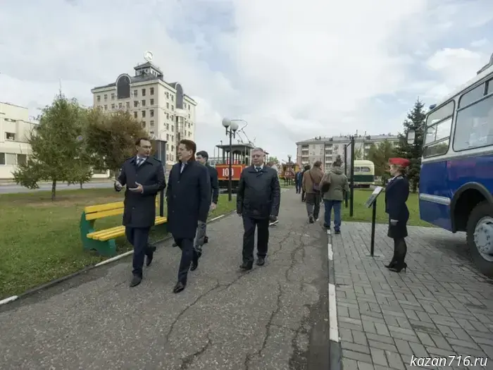 A new exhibit was installed on the Metroelectrotrans Alley of Glory.