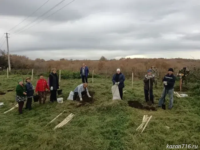 В селе Старый Токмак открыли аллею Славы в память о героях-защитниках Отечества.