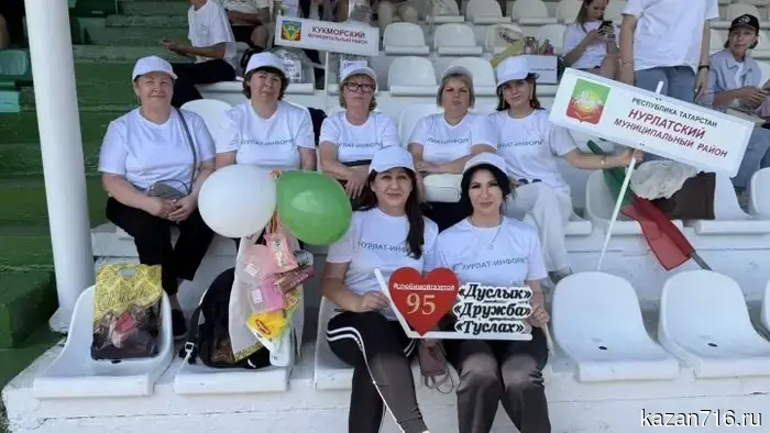 On the sports wave: the "Nurlat-Information" team conquers the media Sabantuy