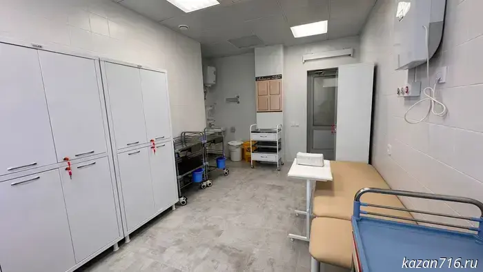 Major renovations have been completed at the Kazan Hospital for War Veterans on Isaeva Street.