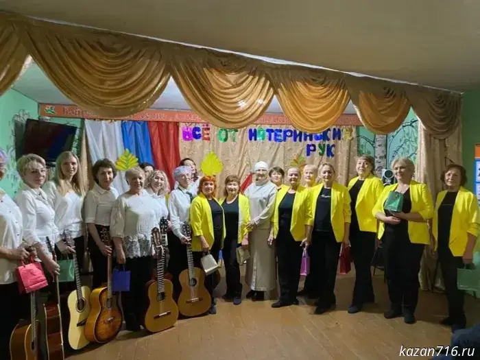 An artistic delegation arrived in the settlement of Karmalka in Zainsky District.