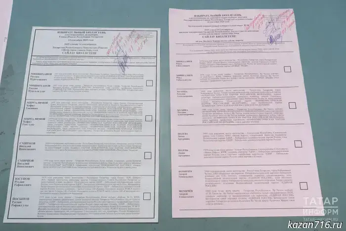 Bilingual and with additional safeguards: a distinguishing feature of the 2025 ballots in Tatarstan