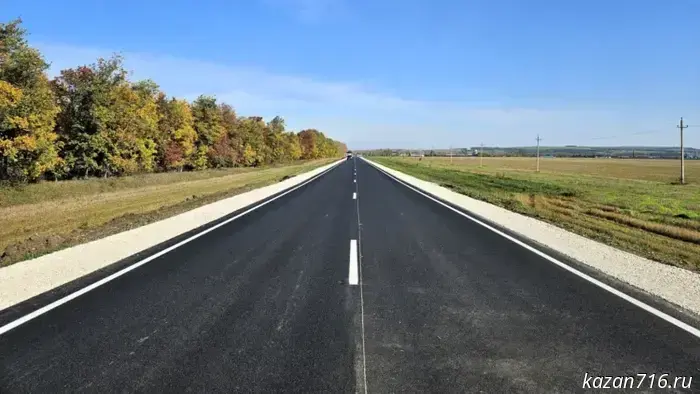 In Tatarstan, the repair of the Muslyumovo–Tatarsky Shugan road was completed as part of the national project.